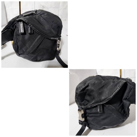 Authentic PRADA Nylon Tessuto Montagna Messenger Bag Black - Picture 5 of 15